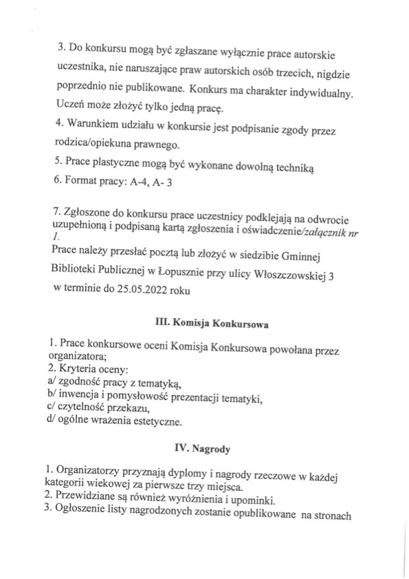 Regulamin konkursu "To mi szkodzi - promocja zdrowego trybu życia" — zdjęcie 3