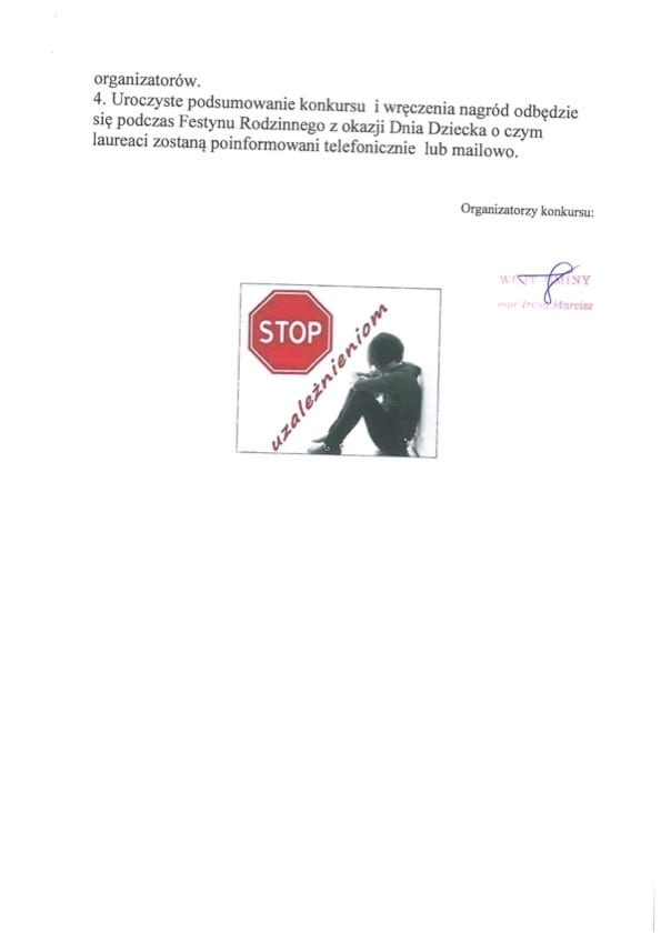 Regulamin konkursu "To mi szkodzi - promocja zdrowego trybu życia" — zdjęcie 4